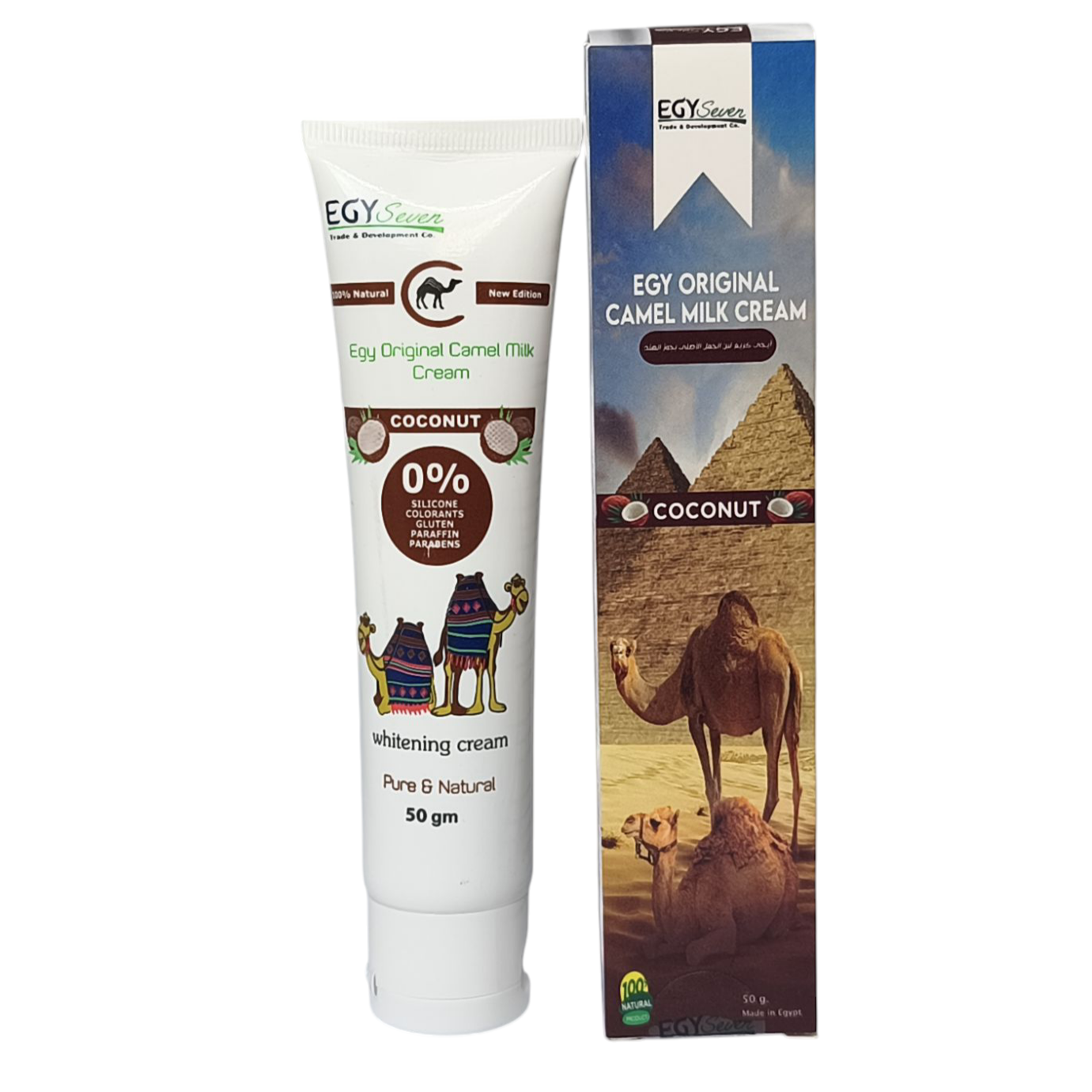Cremă cu Lapte de Cămilă — Nucă de Cocos 50g